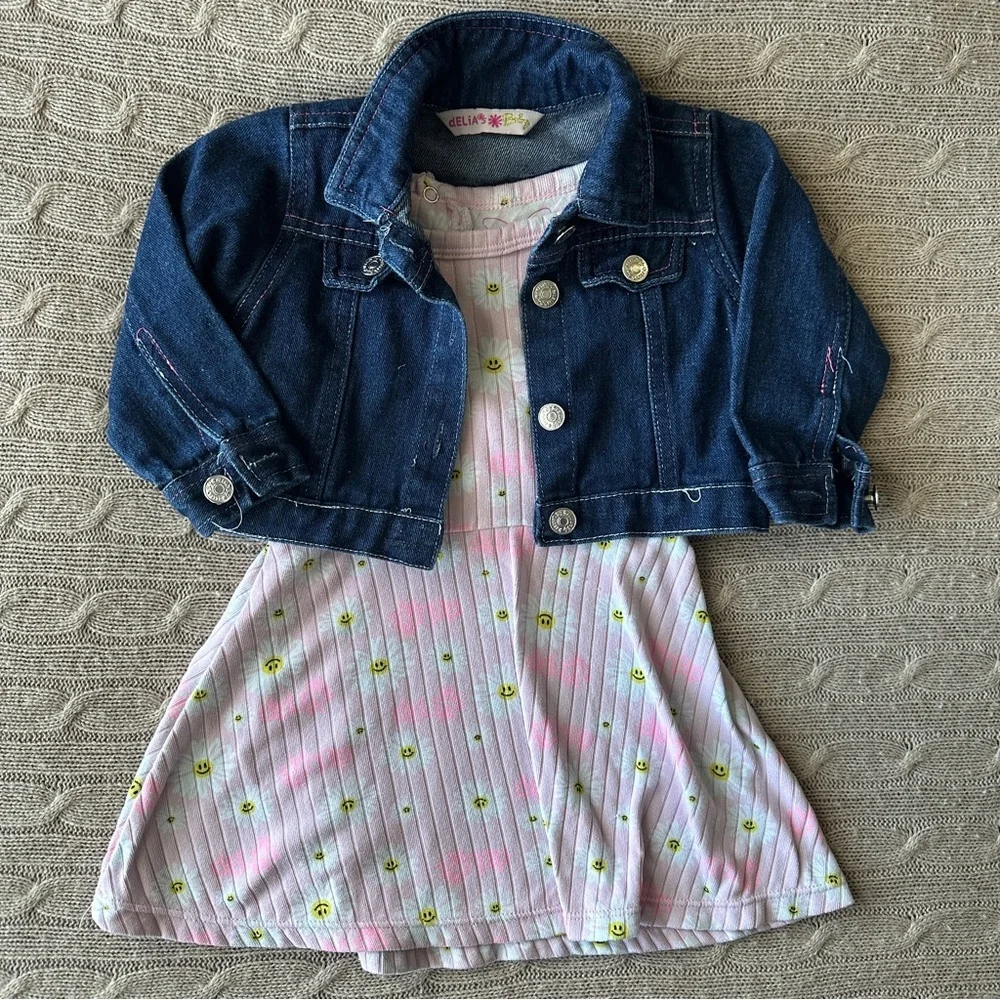 EUC Delia’s Baby Girl Mix’n’Match Outfit Bundle, 18 Months